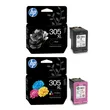 HP 305XL High Capacity Black & Tri-Colour Ink Cartridge Multipack - (6ZA94AE)