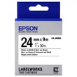 Epson C53S656006 Black on White Label Tape 24mm x 9m - (LK-6WBN)