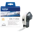 Brother DK-11204 400 x Black On White 17mm x 54mm Adhesive Multi Purpose Labels Paper