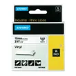Dymo 18445 Black On White Vinyl Adhesive Labels 19mm x 5.5m (S0718620)