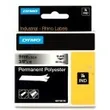 Dymo 18485 Black On Metallic 9mm x 5.5m Polyester Adhesive Tape Cartridge (S0718170)