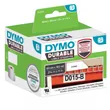 Dymo LabelWriter 2112290 Black on White Adhesive Labels 59 mm x 102 mm