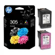 HP 305 Black & Tri-Colour Ink Multipack - (6ZD17AE) 