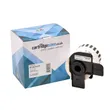 Compatible Brother DK-22212 Black On White 62mm x 15.24m Permanent Adhesive Label Tape