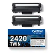 Brother TN2420 High Capacity Black Toner Cartridge Twin Pack 
