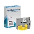 Compatible Brother TZe-211 Black On White Laminated P-Touch Adhesive Labelling Tape 6mm x 8m