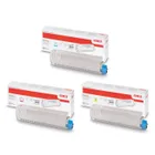 Oki 458628 3 Colour Toner Cartridge Multipack