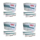 Oki 4649062 4 Colour Toner Cartridge Multipack