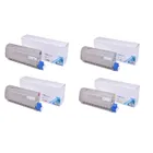 Compatible OKI 4650761 4 Colour Toner Cartridge Multipack