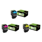 Lexmark 802 3 Colour Return Program Toner Cartridge Multipack