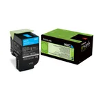 Lexmark 802C Cyan Return Program Toner Cartridge - (80C20C0)