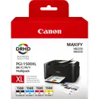 Canon PGI-1500XL 4 Colour High Capacity Ink Cartridge Multipack