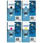 Epson DURABrite Ultra 408L 4 Colour High Capacity Ink Cartridge Multipack - (C13T09K)