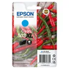 Epson 503XL High Capacity Cyan Ink Cartridge - (C13T09R24010 Chilli)