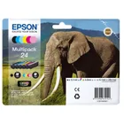 Epson 24 6 Colour Ink Cartridge Multipack - (T2428 Elephant)