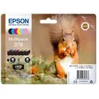 Epson 378 6 Colour Ink Cartridge Multipack - (T3788 Squirrel)