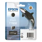 Epson T7608 Matte Black Ink Cartridge - (C13T760840 Killer Whale)