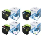 Compatible C232H Lexmark High Capacity 4 Colour Toner Cartridge Multipack