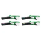 Lexmark C3220 4 Colour Return Programme Toner Cartridge Multipack