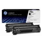 HP 78A Black Toner Cartridge Twin Pack (CE278AD)