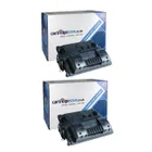 Compatible HP 90X High Capacity Black Toner Cartridge Twin Pack - (CE390XD)