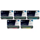 HP 307A 5 Colour Toner Cartridge Multipack