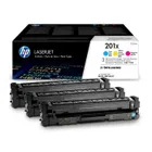 HP 201X High Capacity 3 Colour Toner Cartridge Multipack (CF253XM)