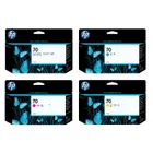 HP 70 4 Colour Ink Cartridge Multipack