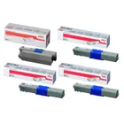 Oki 4446972 High Capacity 4 Colour Toner Cartridge Multipack