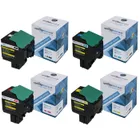 Compatible Lexmark 802X 4 Colour Extra High Capacity Toner Cartridge Multipack