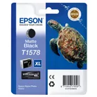 Epson T1578 Matte Black Ink Cartridge - (C13T157840 Turtle)