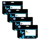 HP 70 4 Colour Ink Cartridge Multipack
