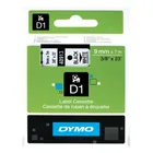 Dymo 40913 Black On White D1 Adhesive Labelling Tape 9mm x 7m (S0720680)