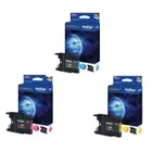 Brother LC1280XL High Capacity 3 Colour Ink Cartridge Multipack
