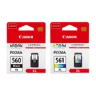Canon PG-560XL / CL-561XL High Capacity Black & Tri-Colour Ink Cartridge Multipack