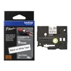 Brother TZe-FX221 Black On White Flexi ID P-Touch Adhesive Labelling Tape 9mm x 8m