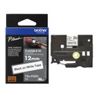 Brother TZe-FX231 Black On White Flexi ID P-Touch Adhesive Labelling Tape 12mm x 8m