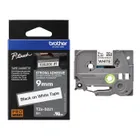 Brother TZe-S221 Black On White Strong Adhesive Laminated P-Touch Labelling Tape 9mm x 8m