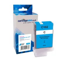 Compatible Canon PFI-102C Cyan Ink Cartridge - (0896B001AA)