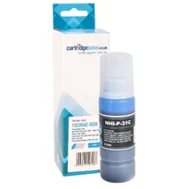 Compatible HP 31 Cyan Ink Bottle - (1VU26AE)
