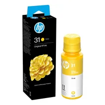 HP 31 Yellow Ink Bottle - (1VU28AE)