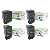 Lexmark 24B651 4 Colour Toner Cartridge Multipack