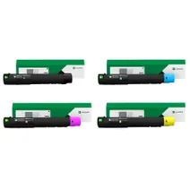 Lexmark 24B752 High Capacity 4 Colour Toner Cartridge Multipack