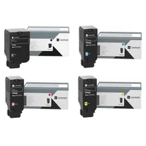 Lexmark 24B755 4 Colour Toner Cartridge Multipack