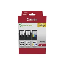 Canon PG-560XL/CL-561XL High Capacity 2 x Black & 1 x Tri-Colour Ink Cartridge Multipack (3712C009)