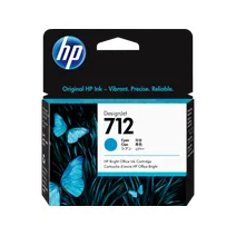 HP 712 Cyan Ink Cartridge - (3ED67A)