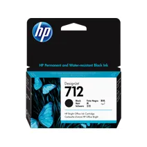 HP 712 Black Ink Cartridge - (3ED70A)