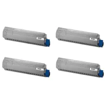 Oki 4405923 4 Colour Toner Cartridge Multipack