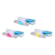 Compatible Oki 4446970 3 Colour Toner Cartridge Multipack