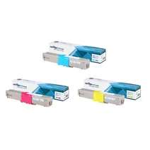 Compatible Oki 4446972 High Capacity 3 Colour Toner Cartridge Multipack